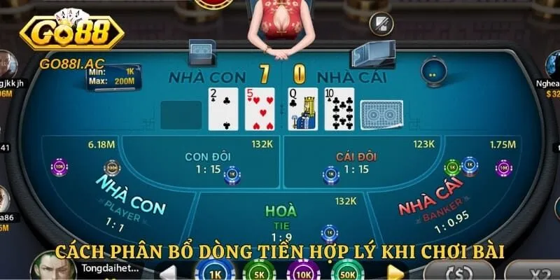 Soi Cầu Baccarat - Tuyệt Chiêu Đánh Bại Mọi Đối Thủ 5 Cách phân bổ dòng tiền hợp lý khi chơi bài