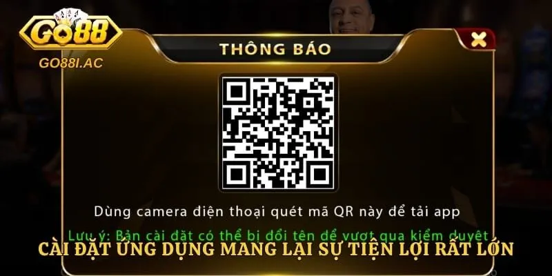 Cài đặt ứng dụng mang lại sự tiện lợi rất lớn cho mọi bet thủ