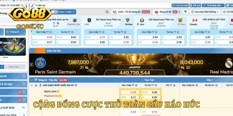 Cộng đồng cược thủ toàn cầu háo hức chờ ngày hội bóng đá 