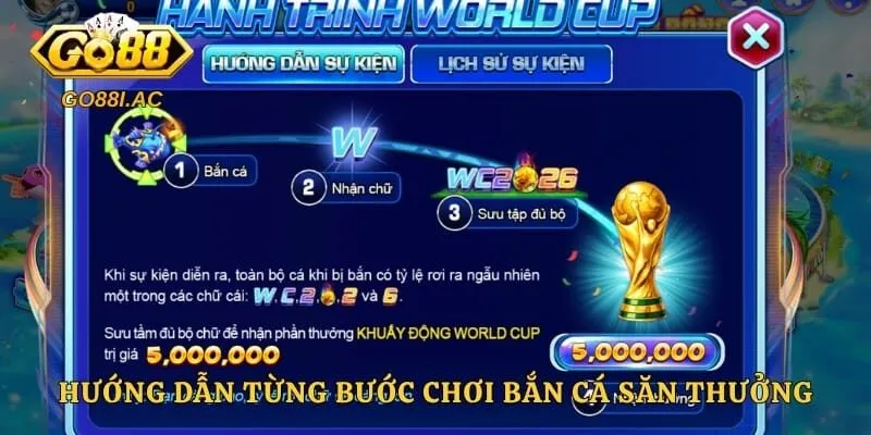 Hướng dẫn từng bước chơi bắn cá săn thưởng