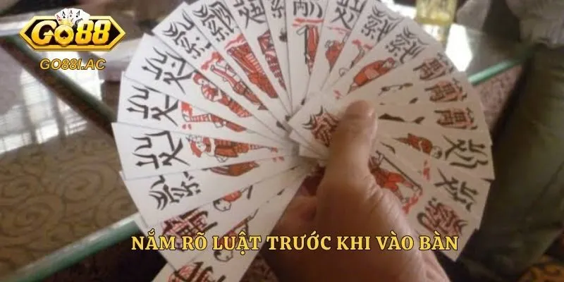 Cách Chơi Bài Chắn – Hướng Dẫn Luật Và Cách Đánh Tại Go88 5 Nắm rõ luật trước khi vào bàn