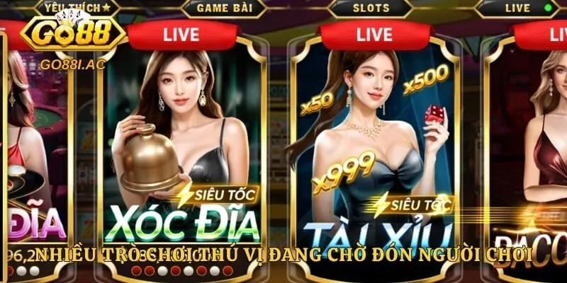 Nhiều trò chơi thú vị đang chờ đón người chơi khám phá