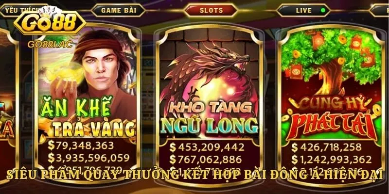 Siêu phẩm quay thưởng kết hợp bài Đông Á hiện đại