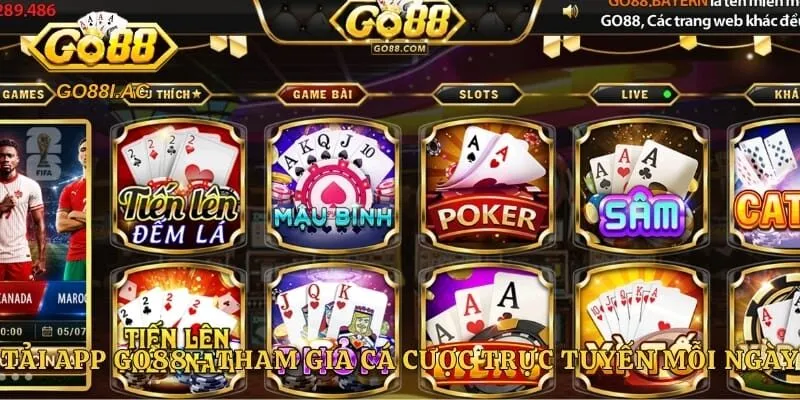 Tải App GO88 - Tham gia Cá Cược Trực Tuyến Mỗi Ngày