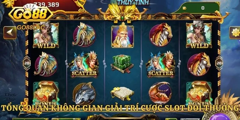Tổng quan không gian giải trí cược slot đổi thưởng