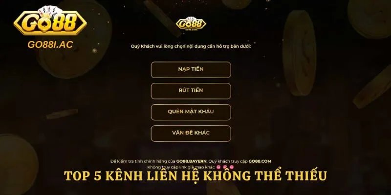 Top 5 kênh liên hệ không thể thiếu